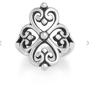 James Avery Adorned Hearts Ring